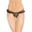 Трусики-стринги G-String (модель 2452), черные - Фото №2