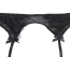 Комплект Star Night Sheer & Lace Bow Garter Belt, черный: пояс для чулок + трусики - Фото №10