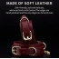 Фіксатори для ніг Roomfun Leather Anclecuffs, бордові - Фото №7