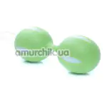 Вагинальные шарики Boss Series Smartballs, зеленые - Фото №1