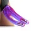 Подвійний страпон з вібрацією Crotchless Vibrating Double Penetrator - Фото №2