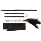 Бондажный набор Taboom Desires Tease Bondage Set 4 PCS, черный - Фото №1