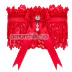 Подвязка Obsessive Amor, красная - Фото №1
