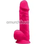 Вібратор Silexd Premium Silicone Dildo Model 1 Size 8.5, рожевий - Фото №1
