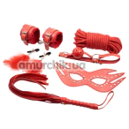 Бондажный набор Hision Tough Game, красный - Фото №1