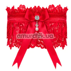 Подвязка Obsessive Amor, красная - Фото №1