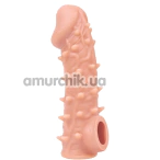 Насадка на пенис Kokos Cock Sleeve CS 005-L, телесная - Фото №1