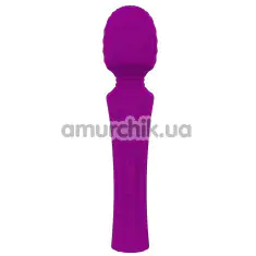 Универсальный вибромассажер Boss Series Rechargeable Silicone Power Wand, фиолетовый - Фото №1