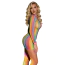 Платье Star Night Sexy Mesh Colourful Mini Dress, разноцветное - Фото №4
