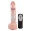 Вібратор з пульсацією Medical Silicone Vibrator 21см, тілесний - Фото №2