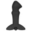 Анальна пробка з вібрацією Lovetoy Silicone Prostate Stud, чорна - Фото №1