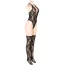 Комплект Star Night Sexy Sleeveless Floral Lace Set, чорний: боді + панчохи - Фото №5