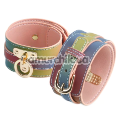 Фіксатори для ніг Spectra Bondage Ankle Cuffs, райдужні - Фото №1