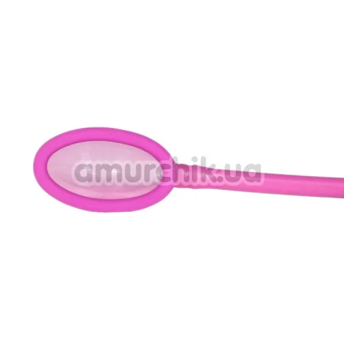 Вакуумна помпа для клітора Mini Silicone Clitoral Pump, рожева