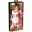 Костюм официантки Cottelli Collection Costumes бело-красный: платье + фартук + трусики-стринги + чокер - Фото №4