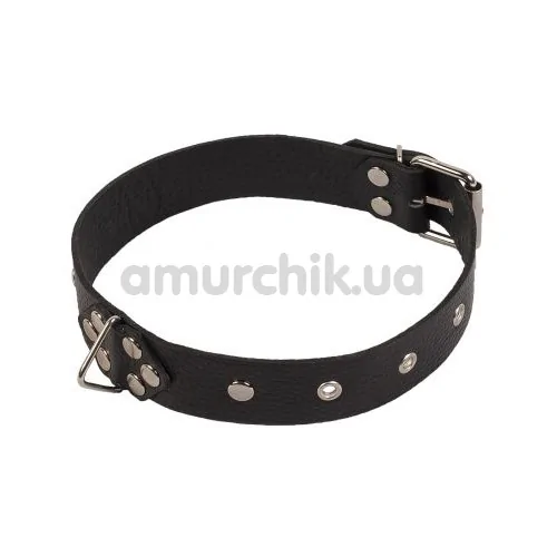 Ошейник Leather Restraints Collar, чёрный - Фото №1