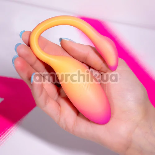 Вибратор Magic Motion Magic Flamingo Max, оранжево-розовый