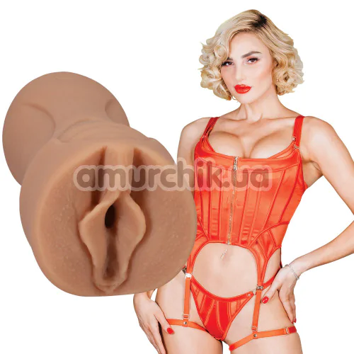Искусственная вагина Signature Strokers Kenzie Anne Pocket Pussy, телесная