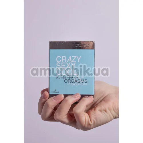 Набор Sensuva Crazy Sexy Cool Icebergs Orgasms Pleasure Kit - охлаждающий эффект: масло и бальзам для сосков 