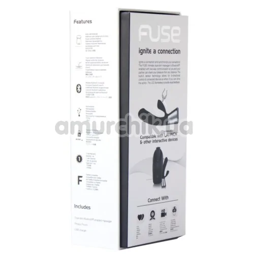 Вібратор Ohmibod Fuse for Kiiroo, чорний