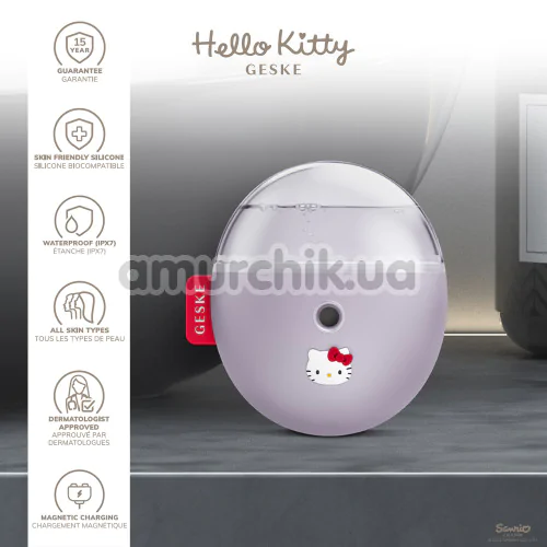 Увлажнитель для кожи лица Geske Facial Hydration Refresher 4 in 1 - Hello Kitty, сиреневый