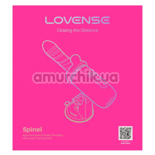 Секс-машина Lovense Spinel, розово-голубая