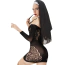 Костюм монашки JSY Sexy Lingerie 5738, черно-белый: платье + головной убор + воротник - Фото №2
