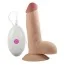 Вібратор Lovetoy The Ultra Soft Dude 7.5 з великою голівкою, тілесний - Фото №1