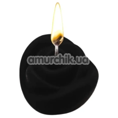 Свеча Lockink Flaming Rose, черная - Фото №1