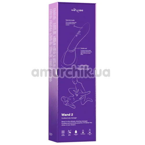 Универсальный массажер We-Vibe Wand 2, фиолетовый