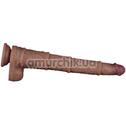 Фаллоимитатор Dual-Layered Silicone Nature Cock LV411302, светло-коричневый