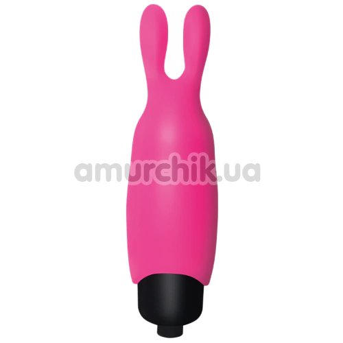 Клиторальный вибратор Crushious O-Pet Pocket Vibe Bunny, розовый