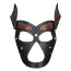 Маска собаки Lovetoy Rebellion Reign Howl Pup Mask, черно-коричневая - Фото №2