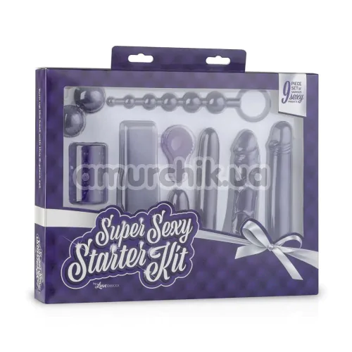 Набір секс-іграшок Loveboxxx Super Sexy Starter Kit, фіолетовий