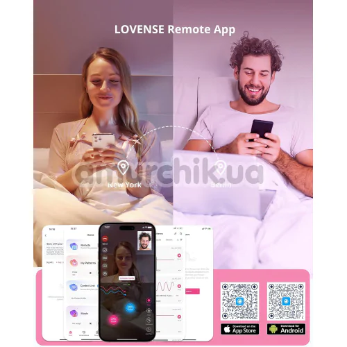 Вібратор Lovense Dolce (Quake), рожевий