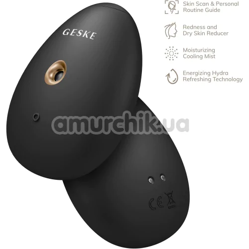 Увлажнитель для кожи лица Geske Facial Hydration Refresher 4 in 1 Oval, серый