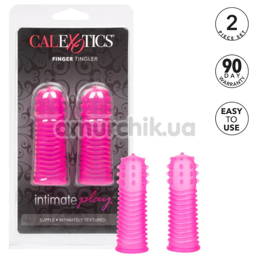Набор насадок на палец Intimate Play Finger Tingler, розовый