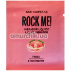 Возбуждающий гель с эффектом вибрации Rock Me! Liquid Vibrator Strawberry - клубника, 2 мл - Фото №1
