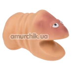 Игрушка на руку в виде пениса Hand Puppet Penis, телесная - Фото №1