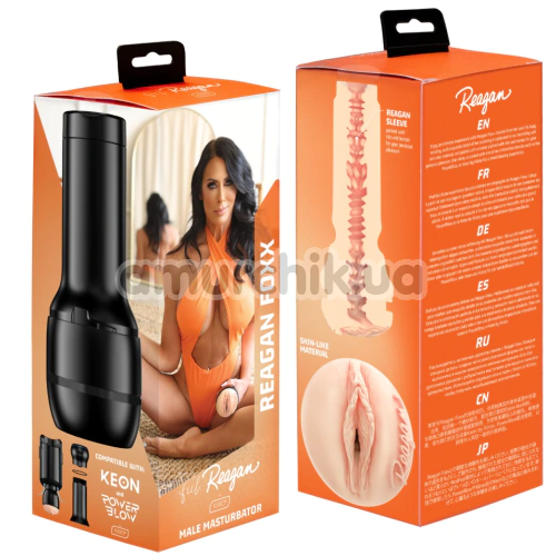 Мастурбатор Kiiroo Feel Reagan Foxx PBC, тілесний