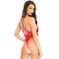Боді Leg Avenue Drive Me Wild Lace Teddy, червоне - Фото №2
