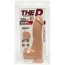 Фалоімітатор The D Dual Density Ragin D 10.5 Inch With Balls, тілесний - Фото №2