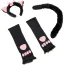 Комплект аксессуаров кошечки Leg Avenue Pretty Kitty Ear and Tail Accessory Kit: перчатки + ушки + хвост - Фото №4