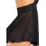 Комплект Dolled Up Halter 2 Piece Chemise Set, чорний: пеньюар + трусики-стрінги - Фото №6