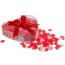 Конфетти в виде сердечек Bath Confetti Big Hearts, бело-красные - Фото №1