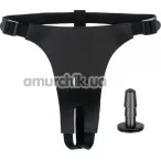 Трусики для страпона с креплением Slash Vac-U-Lock Ultra Harness, черные - Фото №1
