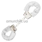 Наручники Playful Furry Cuffs, білі - Фото №1