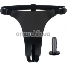 Трусики для страпона з кріпленням Slash Vac-U-Lock Ultra Harness, чорні - Фото №1