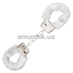 Наручники Playful Furry Cuffs, білі - Фото №1