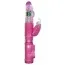 Вібратор із ротацією Boss Series Rabbit Massager O Vai E Vem, рожевий - Фото №2